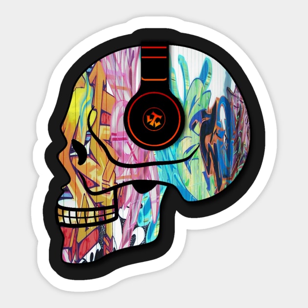 Hip Hop Skull [Solo] (The Twoot Channel) Sticker by Twooten11tw